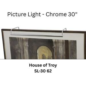 Chrome Picture Light - Chrome Slim Line 30" by House of Troy NEW retails 460 US